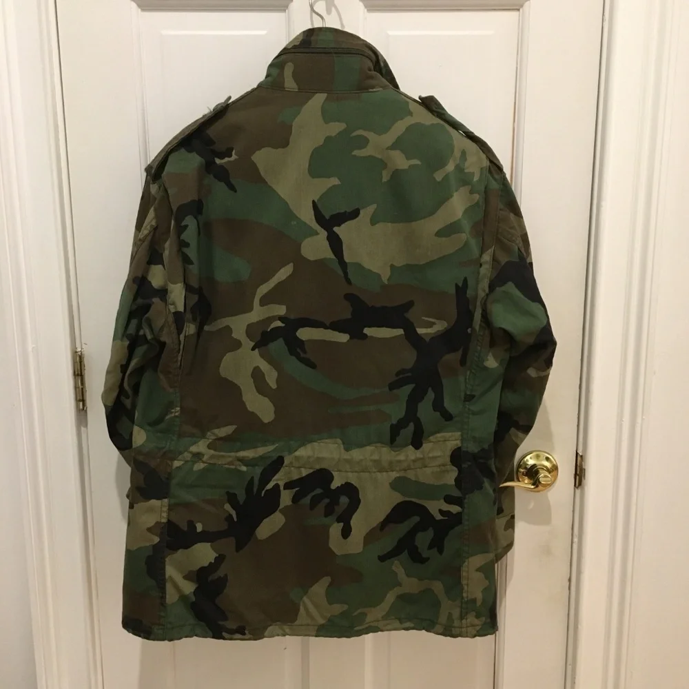 VINTAGE US MILITARY MENS FIELD COAT JACKET